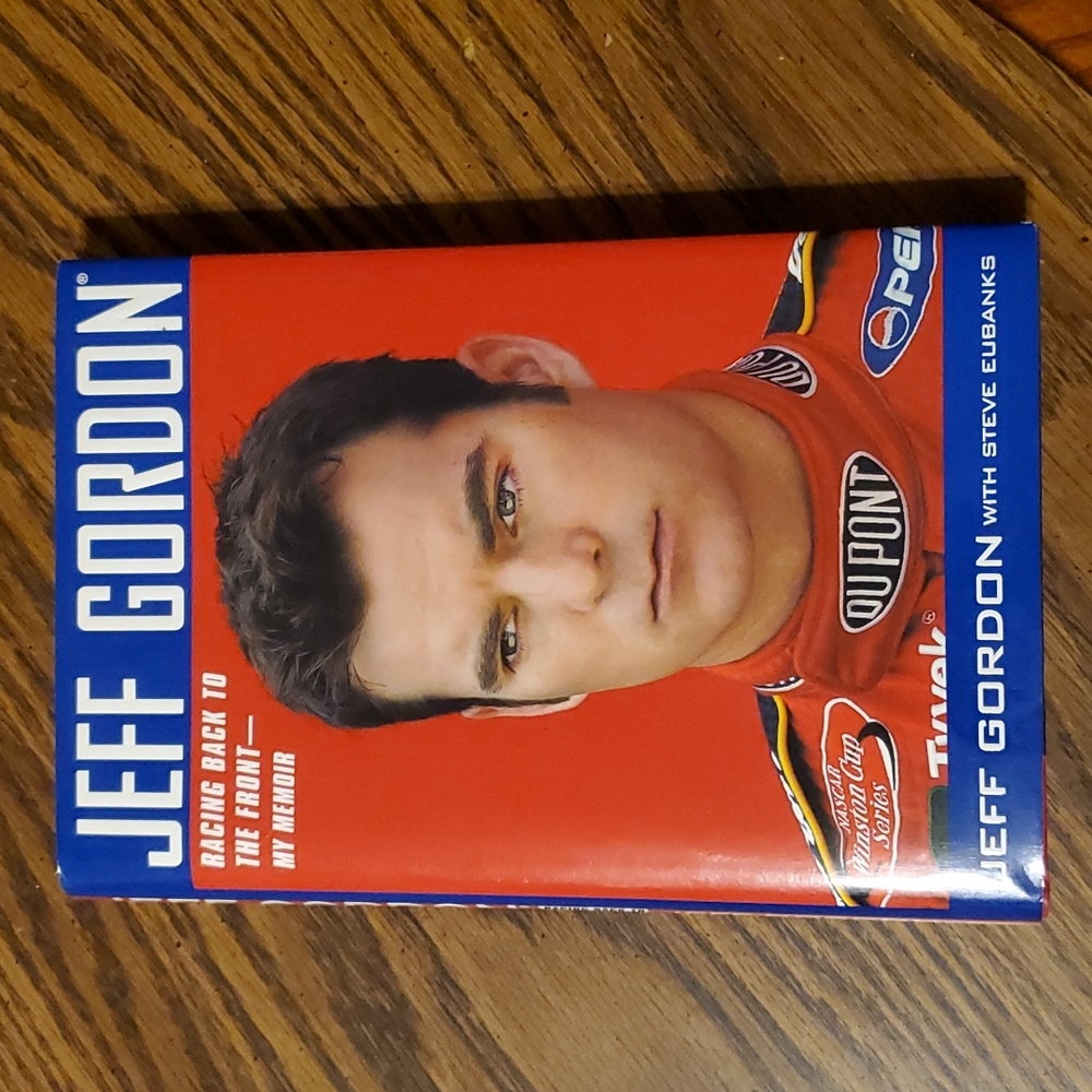 Jeff Gordon Memoir Book "Racing Back to the Front - My Memoir" - EUC